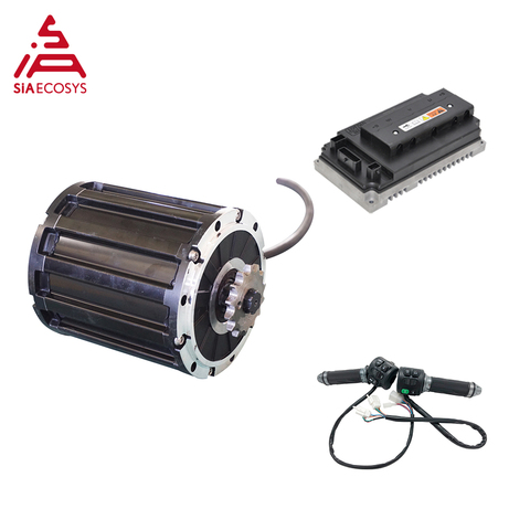 QS Motor 2000W 120 belt design mid drive motor with EM100SP Controller system ► Photo 1/5