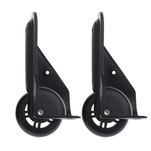 Couple of Luggage Repair Caster Wheels Replacement for Suitcase Black D047 ► Photo 1/6