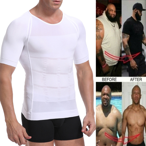Classix Men Body Toning T-Shirt Gynecomastia Compression Shirts Posture Corrector Undershirt Belly Slimming Corrective Underwear ► Photo 1/6