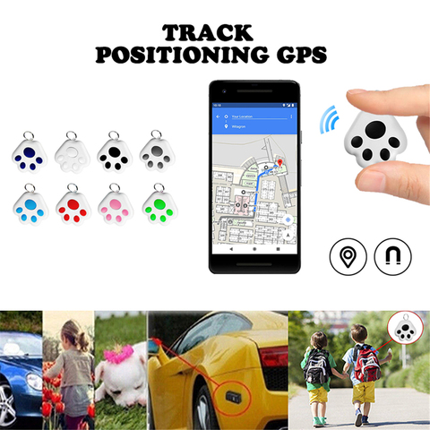 Mini Smart GPS Tracker Key Finder Locator Wireless Bluetooth Anti Lost Alarm Sensor Device For Kids Pets Cat Motorcycles Luggage ► Photo 1/6