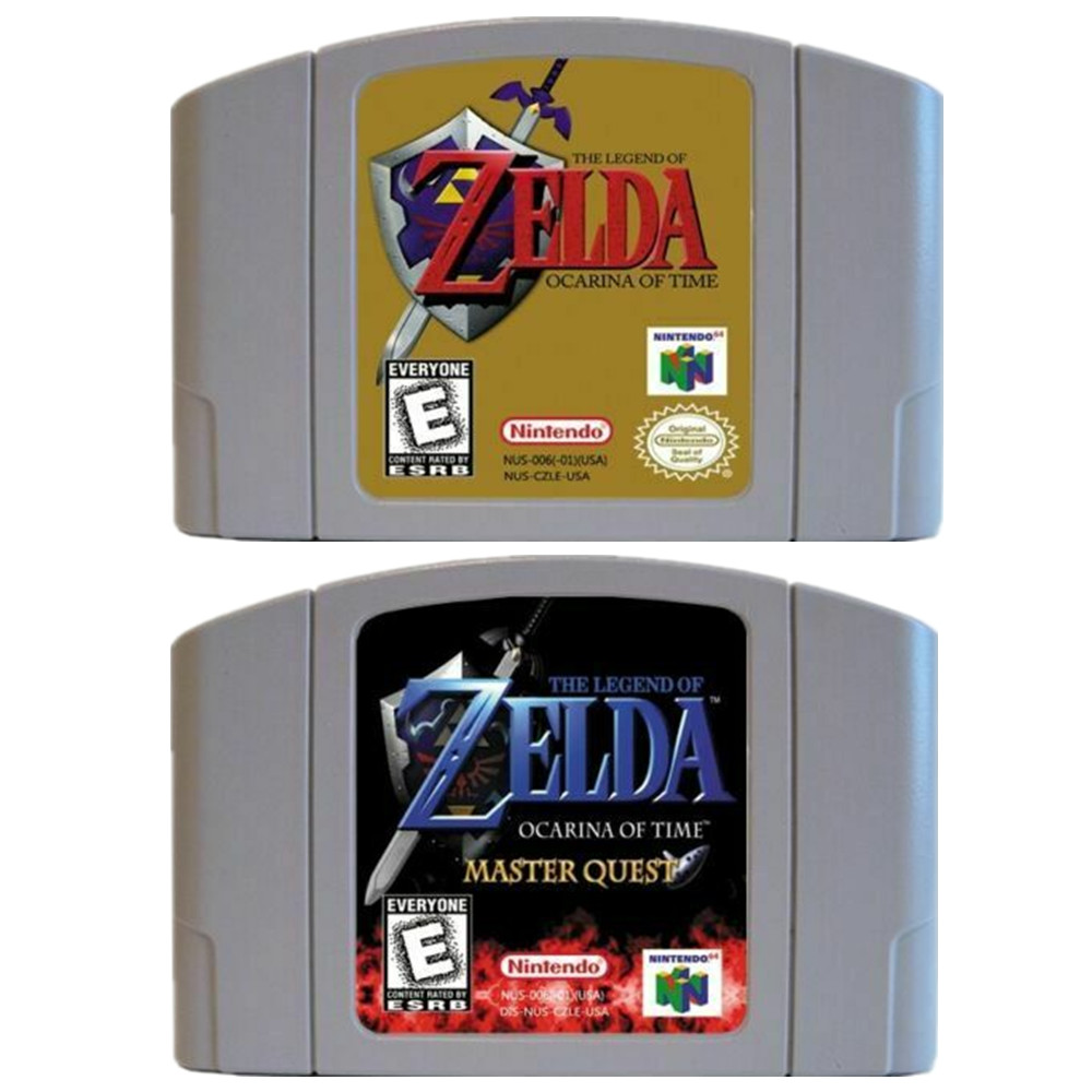 Ocarina of Time or Ocarina of Time Master Quest 64 Bit Game