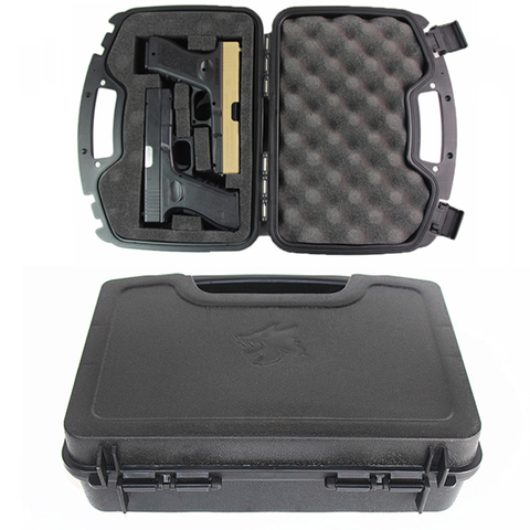 Tactical ABS Plastic Pistol Gun Case Glock USP SIG Storage Case Bag Makarov G2C 1911 Gun Carrier Airsoft Handgun Box G3C Beretta ► Photo 1/6