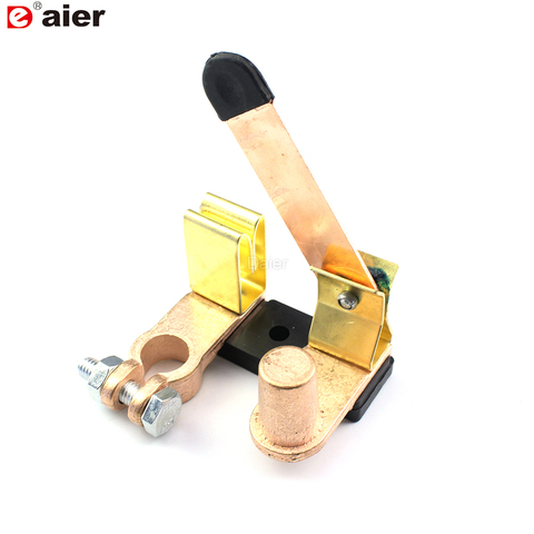 Daier Top Post Knife Blade Master Switch 12V/24V Battery Disconnect Switch Isolator Power Cut Off for Marine Car Boat RV ATV ► Photo 1/6