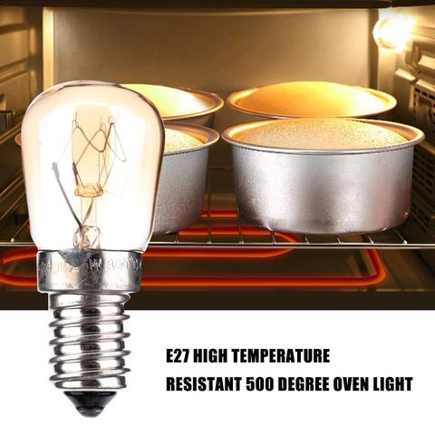 220V High Temperature Bulb 15W 25W 40W E14 Microwave Oven Light Bulbs Cooker Tungsten Filament Lamp Bulbs Salt Light Bulb ► Photo 1/6