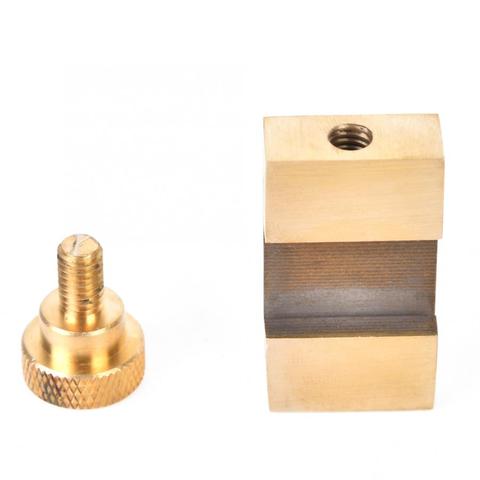 Carpentry Positioning Block Durable Locator Woodworking Tools Corner Fixed Universal Gauge Brass Angle Scriber Locator Gauge ► Photo 1/6