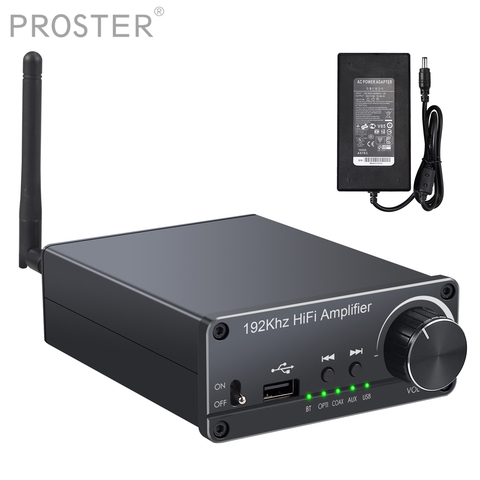 Prozor 100W + 100W Audio Amplifier Digital Power Amplifier Optical Coaxial USB to Analog Audio Converter Bluetooth 5.0 Receiver ► Photo 1/6