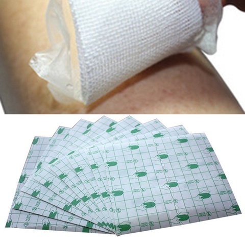 50pcs/lot Transparent Tape PU film Adhesive Plaster Waterproof Anti-allergic Medicinal Wound Dressing Fixation Tape ► Photo 1/6