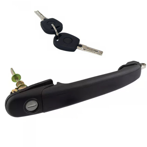 Car Exterior Door Handle With Key Lock for VW POLO Hatchback MK4 6N1 94-99 6N0837207C 6N0837207D ► Photo 1/2