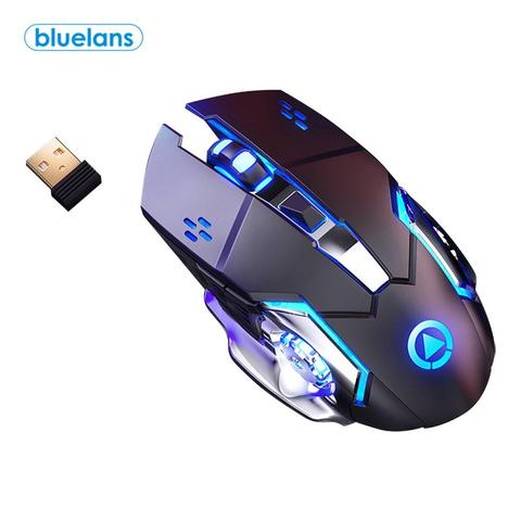 2.4G Wireless Rechargeable 1600DPI Adjustable Backlit Gaming Mouse for PC Laptop Rechargeable Backlight Silent Mouse For CSGO ► Photo 1/6
