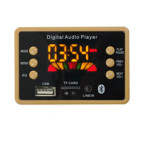 Wireless Bluetooth 5.0 MP3 WMA Decoder Board Audio Module Support USB TF AUX FM EQ function Audio Radio For Car accessories ► Photo 1/3