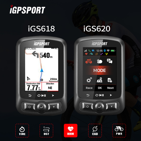 GPS Cycling Computer iGPSPORT iGS618 Gps Tracker Bike Navigation Speedometer IPX7 3000 Hours Data  Color Screen Odometer ► Photo 1/6