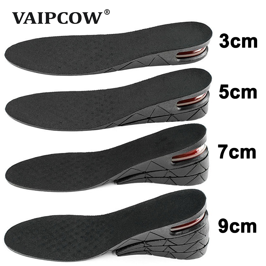 Insole Heel Lift 2/3/4CM Insert Shoe Pad Height Increase Cushion Elevator Unisex 
