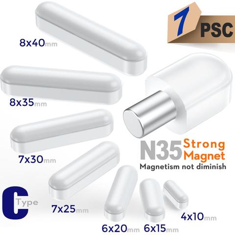 Mixed Size Stir bar PTFE Magnetic Stirrer Mixer Stir Bars 7pc by ks-tek ► Photo 1/6