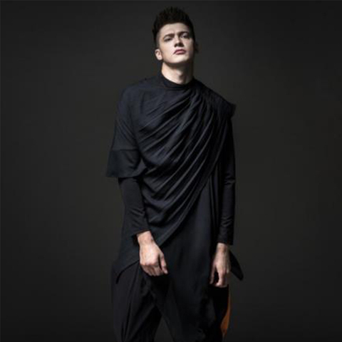 Autumn men irregular fake two piece hip hop long t shirt vintage men gothic punk rock long sleeve tee shirts dropshipping ► Photo 1/6
