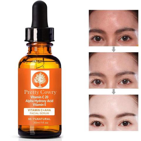 30ml Pretty Cowry Natural Face Serum Hyaluronic Acid Anti Wrinkle Vitamin C Skin Care Face Serum ► Photo 1/6
