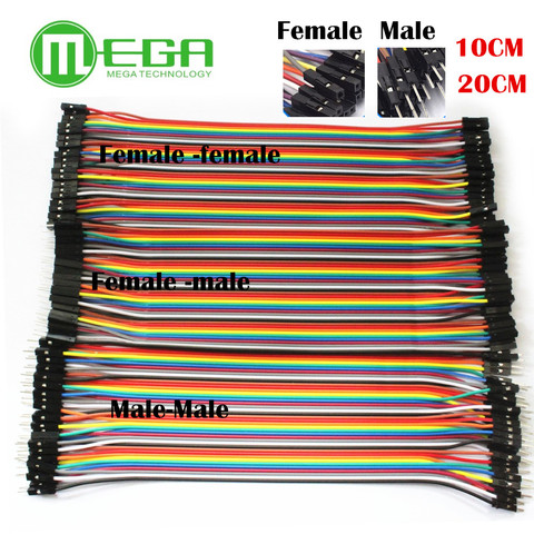 Dupont line 120pcs 20cm male to male + male to female and female to female jumper wire Dupont cable for Arduino ► Photo 1/4