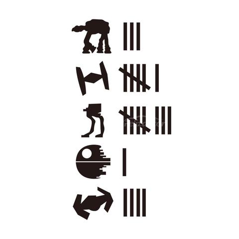 12x6cm Keeping Score Car Vinyl Sticker Decor Hit Accident Count Humour Joke Truck Traffic Hot Selling ZP062 ► Photo 1/6