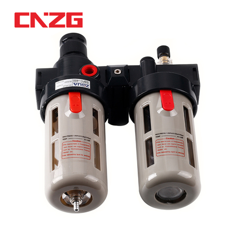 BFC-2000 3000 4000 1/4 3/8 1/2 Air Filter Pressure Regulator Valve LubricatorPneumatic Compressor Oil Water Separtor BFC2000 ► Photo 1/6