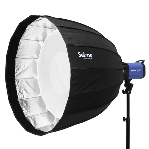 120cm 16-Rib Deep Parabolic Umbrella Hexadecagon softbox Foldable Quick Release For Flash Speedlight Speedlite Photo studio ► Photo 1/6