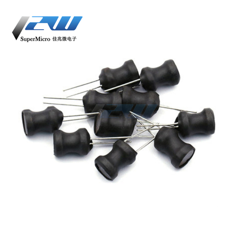 10PCS Power Inductor DIP 68mm 6X8mm 2.2UH 4.7UH 10uH 22uH 100uH 330uH 470uH 1MH 2.2MH 4.7MH 10MH Inductance 2 Pins 9X12/8X12MM ► Photo 1/4
