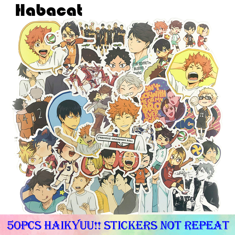 10/30/50pcs Haikyuu!! Graffiti Stickers Volleyball Japanese Anime For  Suitcase Laptop Luggage Motorcycle Phone Skateboard Car - AliExpress
