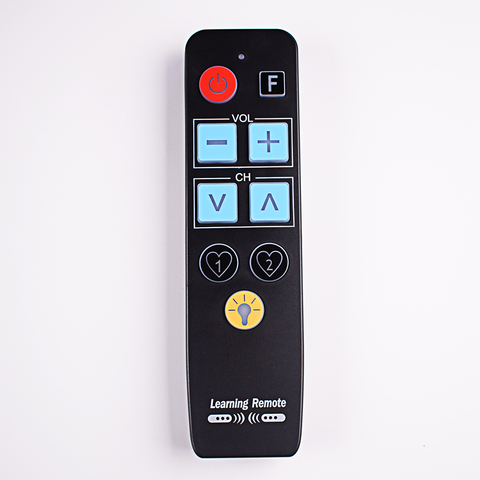 9 Buttons Learn Remote Control  for TV DVD DVB STB VCR HIFI Receiver TV-BOX  heater , Universal  Remot controller with backlit ► Photo 1/3