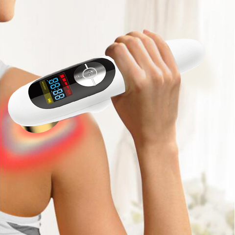 Portable Low Level Cold Laser Therapy Device for Pain Relief Infrared Prostate Treatment 808nm 650nm lllt Physiotherapy ► Photo 1/6