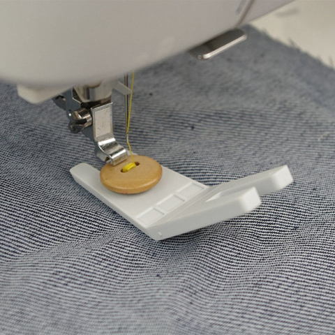 1pc Sewing Tool Clearance Plate Button Reed Presser Foot Hump Jumper for Sewing Machines Accessories ► Photo 1/6