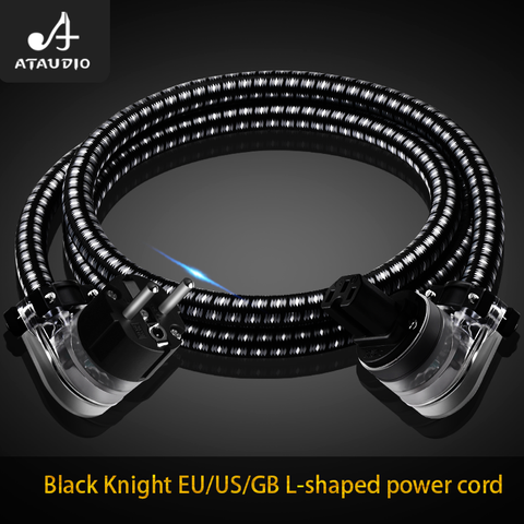 ATAUDIO Hifi 6N OFC Power Cable Hi-end Power Cord With L shape Power Plug ► Photo 1/6