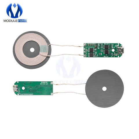 Wireless Charger Qi Standard Transmitter Module Micro USB Cell Phone Unmanned Charge Diy Electronic Coil Charging Board 5W ► Photo 1/6