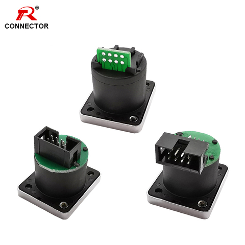 RJ45 with PCB Board Connector, RJ45 Waterproof Adapter, IP65/67, Female Panel Mount Sockets RJ45 Ethernet Connector ► Photo 1/6