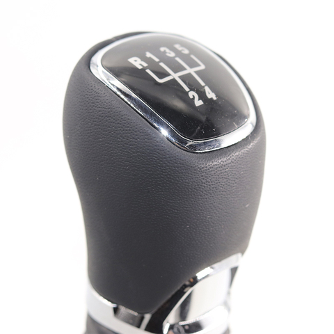 black Leather Car Shift Gear Knob Lever Gaitor Boot Cover For Skoda Fabia 1 MKI Skoda Octavia A5 A6 A7 Rapid Superb II / Yeti ► Photo 1/5