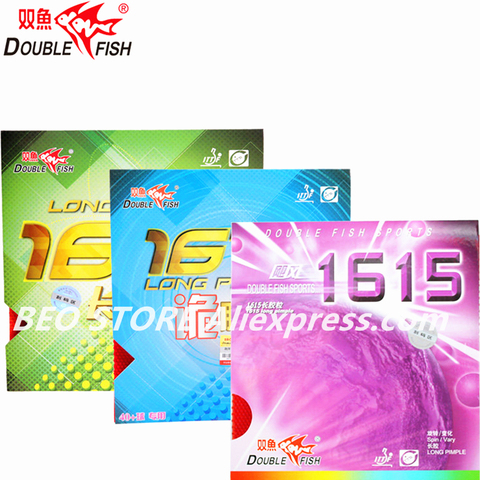 Double Fish 1615 Long Pimples Out Professional Long pimples Table tennis rubber Double Fish Ping Pong Sponge ► Photo 1/6