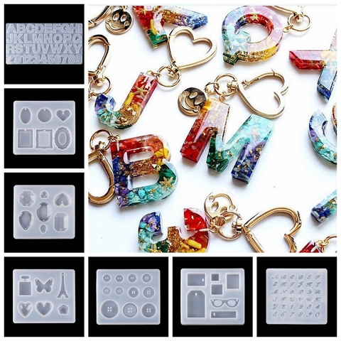 Wholesale DIY UV Resin Epoxy Resin Keychain Jewelry Making 