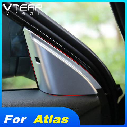 Vtear door Interior Mouldings Triangle cover ABS door speaker decoration accessories For Geely Atlas Emgrand NL-3 Proton X70 ► Photo 1/6