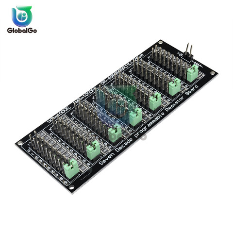 7 Seven Decade 1R - 9999999R Programmable Adjustable SMD Resistor Slide Resistor Board Step Accuracy 1R 1% 1/2 Watt Module 200V ► Photo 1/6