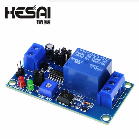 Smart Electronics DC 12V Delay Relay with Timer Delay Adjustment Potentiometer Turn On/Off Switch Module ► Photo 1/5