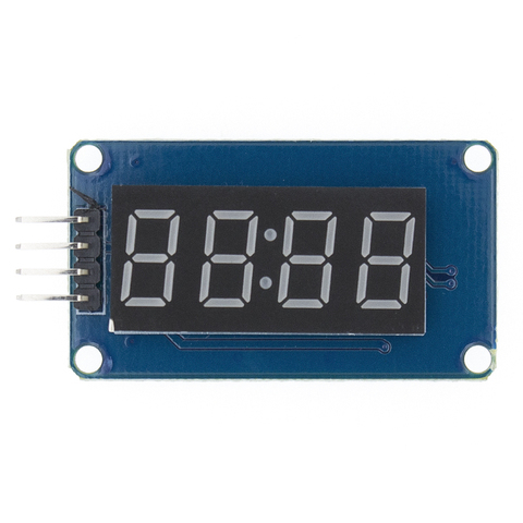 TM1637 4 Bits Digital LED Display Module For arduino 7 Segment 0.36Inch Clock RED Anode Tube Four Serial Driver Board Pack ► Photo 1/6