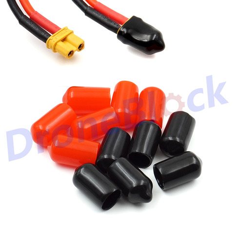 12 PCS XT30 Rubber Terminal Insulated Protective Cover Caps Sparkproof Charged/Discharged for Lipo Battery ► Photo 1/3