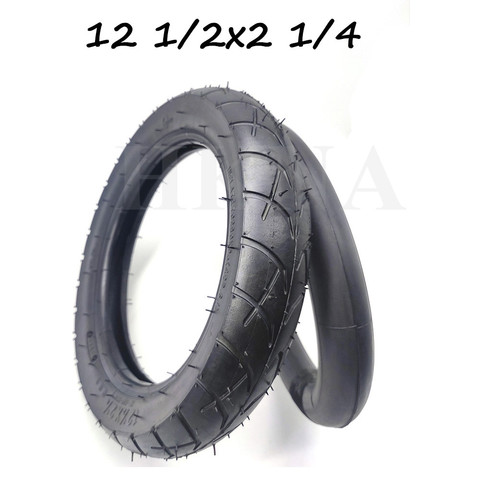 Mini Motorcycle 12 1/2x2 1/4 Tire 12 Inch Pneumatic Tires Inner Tube Tyre for Baby Stroller Folding Bike Electric Vehicle ► Photo 1/6