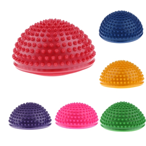 Hedgehog Style Balance Pods, Yoga Half Ball Dome Balance Trainer, Anti-Slip Hedgehog Exercise Balance Ball for Home and Gym Use ► Photo 1/6