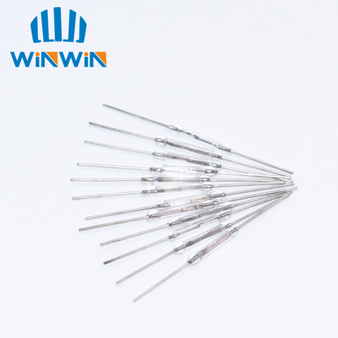 10pcs N/O Reed switch Magnetic Switch 2 * 14mm Normally Open Magnetic Induction switch ► Photo 1/1