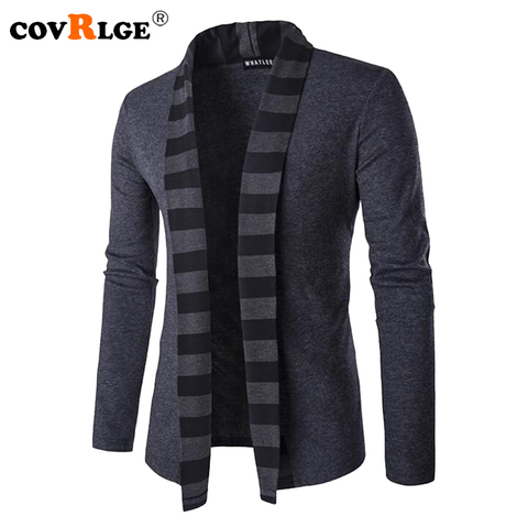 Covrlge Mens Sweaters Long Sleeve Cardigan Male Pull Style Cardigan Clothings Fashion Casual Men Knitwear Sweater Coats MZL047 ► Photo 1/6