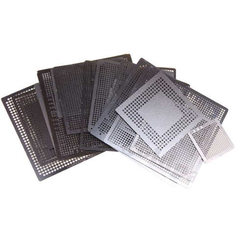 21pcs Heat Directly Rework BGA Reballing Stencils Template For XBOX360 PS3 CPU GPU ► Photo 1/1