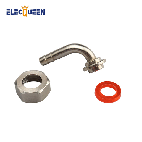 Draft Beer Faucet Connectors- 90° Tailpiece Elbow + Hex Nut + Washer,Beer Tap Faucet Tail Pipe Conversion Kits 8mm kettle Inlet ► Photo 1/6