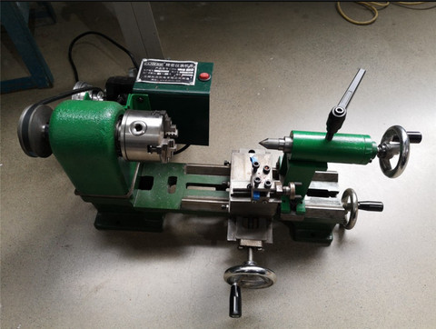 350W AC220V 5-level speed regula Lathes  Metal Metalworking Lathes  Desktop Lathes  Individual Household DIY Scientific Research ► Photo 1/6