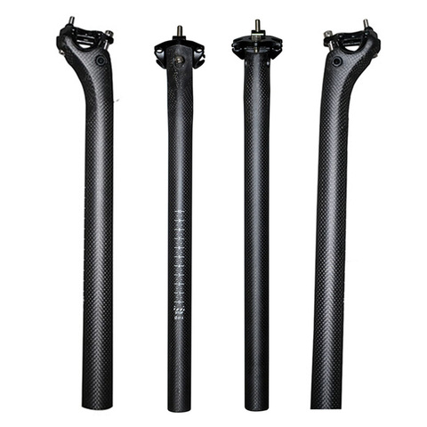 NO LOGO Carbon seatpost 27.2 31.6 MTB bicycle seat post tube full Carbon fiber Bevel seatpost Carbon MTB ud/matte ► Photo 1/6