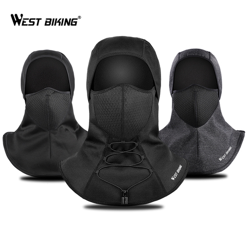 WEST BIKING Winter Cycling Face Mask Fleece Thermal Balaclava Keep Warm Windproof Ski Mask Cap Snowboard Bike Bicycle Face Mask ► Photo 1/6