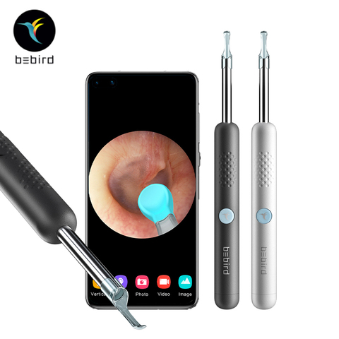 Original Bebird R1 Smart Visual Ear Camera Sticks Endoscope 300W High Precision Earpick Mini  Otoscope Health Care Ear Cleaner ► Photo 1/1