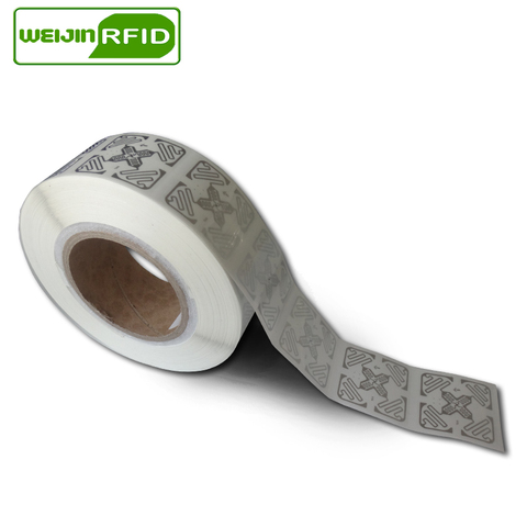 rfid sticker uhf tag passive tags impinj alien wet inlay 900 915m 868 860-960mhz VIKITEK EPC C1G2 6c self-adhesive label RF chip ► Photo 1/6